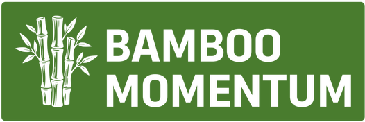 Bamboo Momentum Coaching logo featuring bamboo stalks.